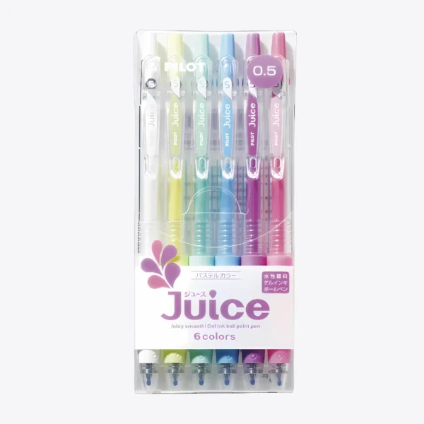Juice Gel Pen 0.5MM - 6 Colours Pack